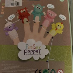 Finger Puppets Childhood Education Toys Vegetables Fruits Animals Vinyl Ornament