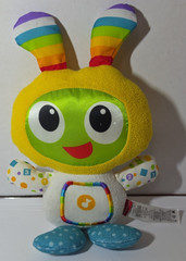 Fisher-Price Groove Glow Bright Beats BeatBo Plush Stuffed Toy Robot Bot Works