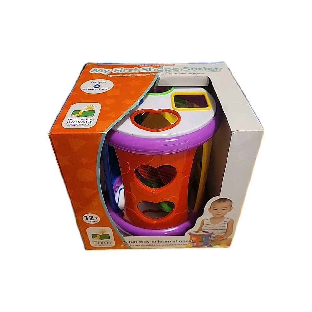 The Learning Journey Early Learning My First Shape Sorter 6 Activity Sides NEW!