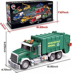 Kids Toys for 3 4 5 6 7 Years Old Boys, 15″ Large Tow Truck Toy,Friction Powered
