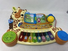 Zoo Jamz Giraffe Piano 18 Months + Vtech Mic Working Lights To Play Songs