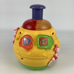 VTech Disney Winnie The Pooh Play & Learn Spinning Top Lights Music interactive