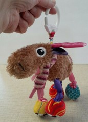 TOMY/Lamaze Moose Plush Baby Developmental Crib Toy *Crinkle/Teether/Rattle