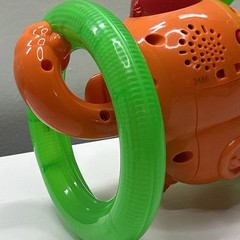 Bright Starts Roll & Glow Monkey Crawling Baby Toy With Lights And Sounds