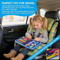 Portable Montessori Busy Book for Toddlers: Engaging Learning Activities 15×12