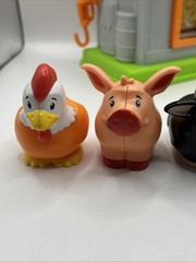 Little People Hard At Work Chicken Coop Farm Animals Dog Corn Garden Lot of 7