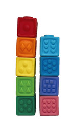 Toys for babies Stacking Blocks and textured sensory toys in shapes (Pre-Owned)
