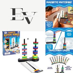 Learn Magnetism with Magnetic Match Rings – Educational Toy for Ages 3 and Up