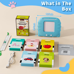 Toddler Toys Talking Flash Cards for 1 2 3 4 5 6 Year Old Boys and Girls, Autism
