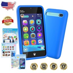 Smart Mini Phone for Kids Blue 3.97″ 200+ Games Parental Control Sleep Aid Gift
