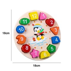 Montessori Baby Toys Kids 3D Wooden Puzzles Early Learning Baby Games Toys Educa