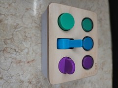 Lovevery The Thinker Play Kit For Ages 11 & 12 Months – (Missing Book & 2 Pegs)