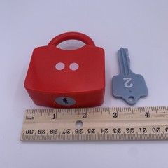 Kids Learning Locks Keys 123 Dots Numbers Matching Counting Toys Montessori Toy