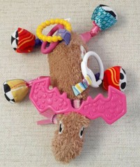 TOMY/Lamaze Moose Plush Baby Developmental Crib Toy *Crinkle/Teether/Rattle
