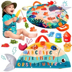 FREYBLI Montessori Toys for 1 Year Old Boy Girl Birthday Gift – Cloth Toddler…