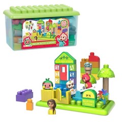 NEW Cocomelon Melon Patch Academy Early Learning Toy 6 Figures 53pc Block Set