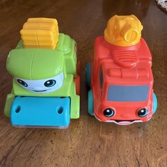 Fisher-Price 2023 Mattel Fire Truck & Steam Roller Activity Toy HRP29/HRP30 +