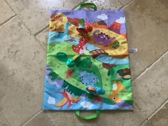 COVTOY Dinosaur Car Toys with Storage Bag/Game Mat (Baby Toys 12-18 Months)