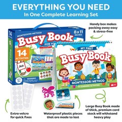 Montessori Busy Book for Toddlers Preschool Learning Activities Educational T…