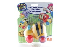 Fun To Learn Pull Back and Run Little Friends BEE, SNAIL and LADY BUG Baby Toys