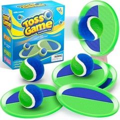 Outdoor Toys for Kids Ages 4-8 – Outdoor Game for 3-4, Paddles, Balls