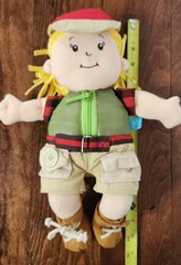 Manhattan Toy Dress Up Learning Doll Fine Motor Skill Zipper Button Buckle Plush
