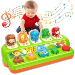 Pop Up Toys for 1 Year Old Boy Girls, Interactive Cause and Effect Learning T…