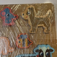 Chuckle & Roar Wooden Animal Puzzle wooden toddle puzzle gift great shape