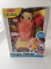 Melissa & Doug K’s Kids Hungry Pelican Soft Baby Educational Toy Plush Play Set