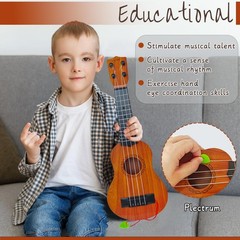Kids Toy Ukulele Guitar,17 Inch Classical Guitar Musical Toy,4 Strings Guitar…