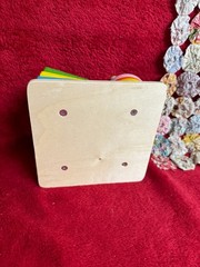 Colored Wood Peg & Shape Stack N Sort Puzzle