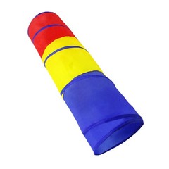 Kids Play Tunnel Folding Polyester Cloth Baby Crawling Training Equipment F SOCT