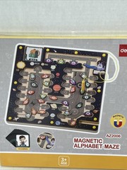 Magnetic Alphabet Maze Letter Puzzle DELI Motor Skills Toys