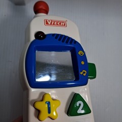 Vintage VTech Little Smart Tiny Touch Phone Plus Lights Up Musical Buttons Works