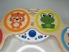 Baby Einstein Magic Touch Drums Wooden Drum Musical Toy, Ages 6 Months and Up