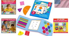 Magnetic Fractions Learning Set for Kids 6-12