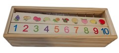 Montessori Kids Category Sorting Toy Wooden Numbers Shapes Vehicles Food Animals
