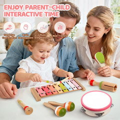 Baby Musical Instruments – Montessori Wooden Toys for Toddlers Sensory Play | Xy