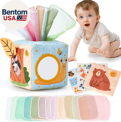 Baby Tissue Box Toy – Baby Toys 6-12 Months Montessori Toys for 6 Month Old Must