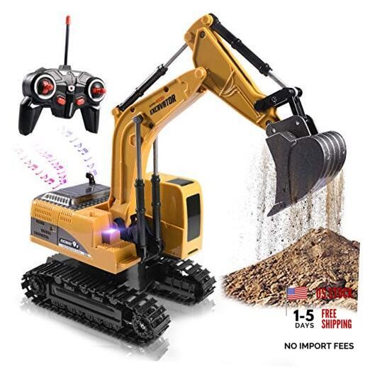 Construction Excavator Toy – Kids Toy Engineering Digger Truck, Remote Control