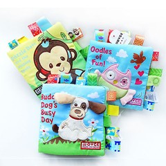 Variety of Soft Cloth Preschool Toddlers Baby Intelligent Development Toy Books