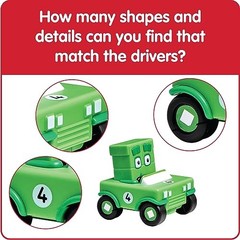 Numberblocks Numberblocks Miniature Car Figure Set 1-5 Character Cars (5-Piece
