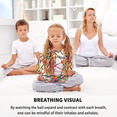 4E’s Novelty Expandable Breathing Ball Sphere – Breathing Visual, Fidget Toys…