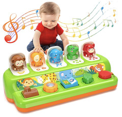 Pop Up Toys for 1 Year Old Boy Girls, Interactive Cause and Effect Learning T…