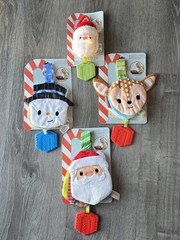 Lot of 4 Baby Gift Christmas holiday on the go SENSORY toys Brand New ~ Babies