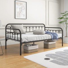 BOFENG Metal Daybed Frame Twin Size,Sofa Bed Frame with Strong Stee… Fast Ship