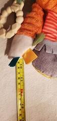 Infantino Playtime 10″ Plush Fox Sensory Activity Toy Rattle Crinkle Teether