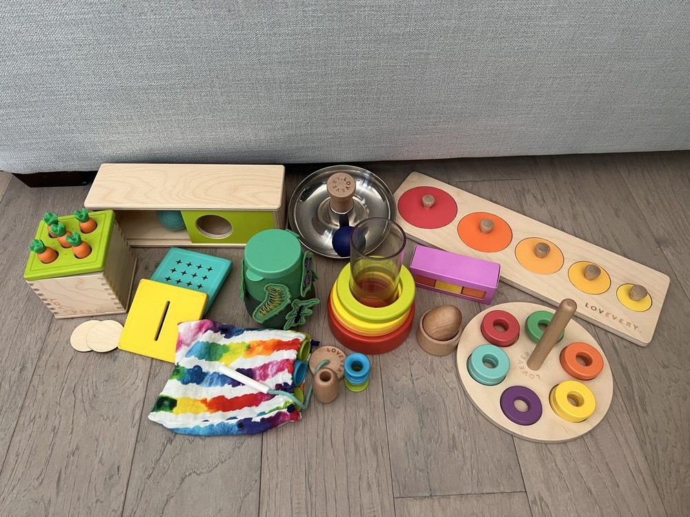 ✨Lovevery Play Kit Mixed Lot Wooden Montessori Baby Toddler Toy Bundle✨