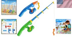 Educational Magnetic Fishing Toy Set 2-Pack | Perfect Birthday Gift for Kids