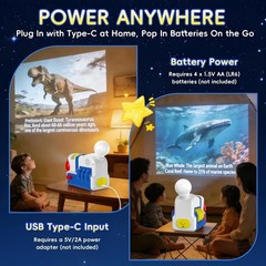 Story Projector for Kids, Educational Story Dream Machine with 32 Stories & 4…